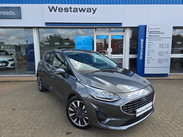 Ford Fiesta 1.0 EcoBoost Hbd mHEV 125 Titanium Vignale 5dr Hatchback Petrol GREY