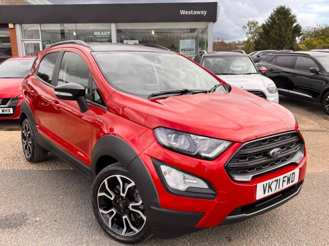 Ford Ecosport 1.0 EcoBoost 125 Active 5dr Hatchback Petrol RED
