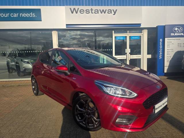 Ford Fiesta 1.0 EcoBoost 140 ST-Line 5dr Hatchback Petrol RED