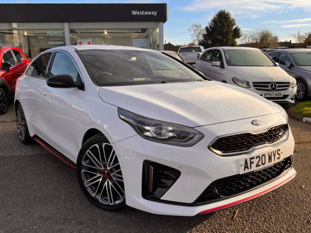 Kia ProCeed 1.6T GDi ISG GT 5dr DCT Estate Petrol WHITE