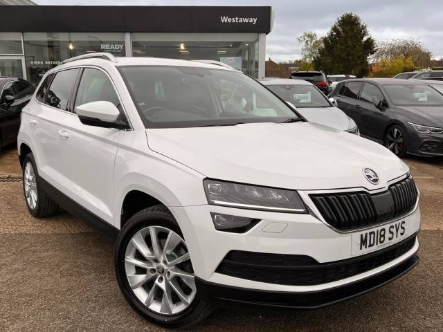 Skoda Karoq 1.0 TSI SE L 5dr Estate Petrol WHITE