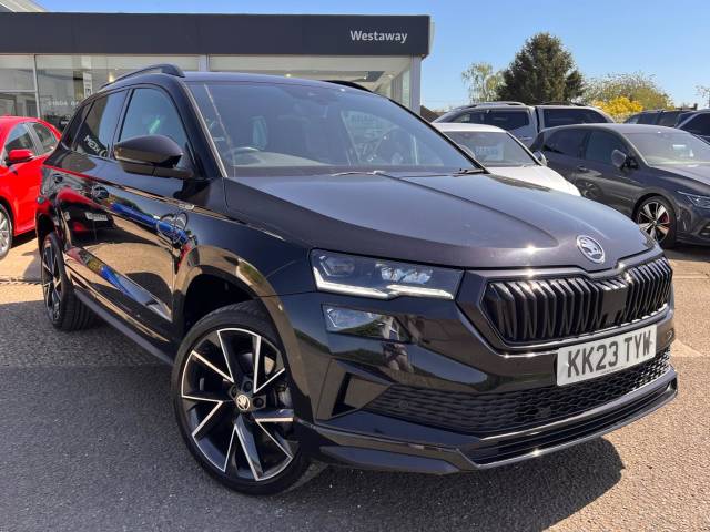 Skoda Karoq 1.5 TSI ACT SportLine SUV 5dr Petrol DSG Euro 6 (s/s) (150 ps) SUV Petrol Black