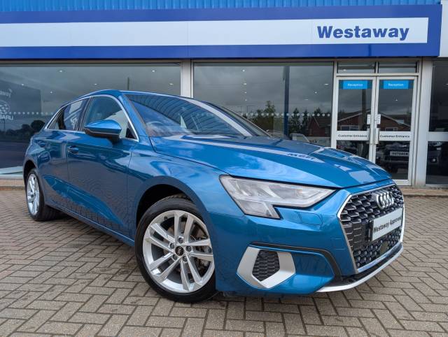 Audi A3 1.4 40 TFSI e Sport 5dr S Tronic Hatchback Petrol / Electric Hybrid BLUE