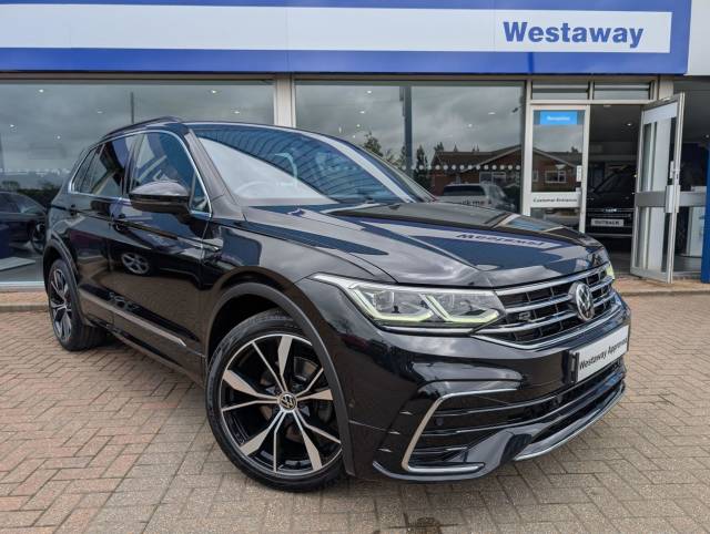 Volkswagen Tiguan 1.5 TSI 150 R-Line 5dr DSG Estate Petrol BLACK