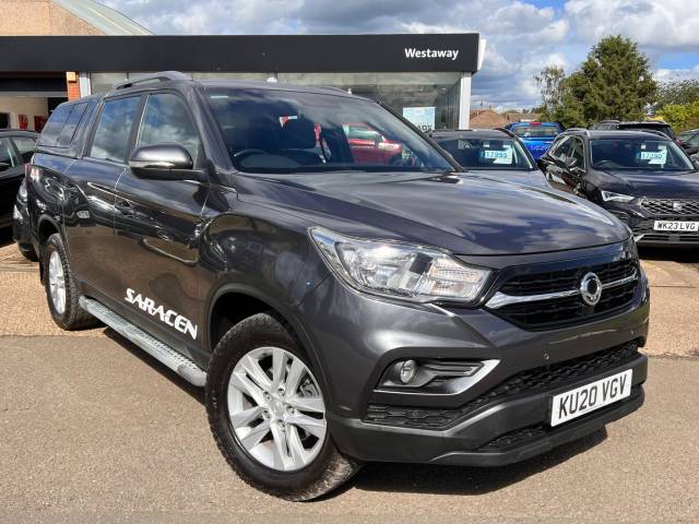 SsangYong Musso 2.2 Double Cab Pick Up Saracen 4dr Auto AWD Pick Up Diesel GREY