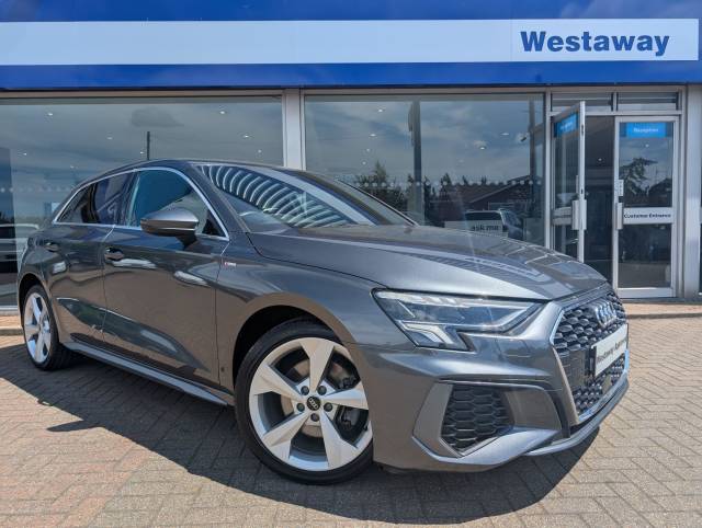 Audi A3 1.4 40 TFSI e S Line 5dr S Tronic Hatchback Petrol / Electric Hybrid GREY