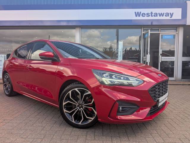 Ford Focus 1.0 EcoBoost Hybrid mHEV 155 ST-Line X Edition 5dr Hatchback Petrol RED