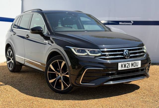 Volkswagen Tiguan 1.5 TSI 150 R-Line 5dr DSG Estate Petrol BLACK