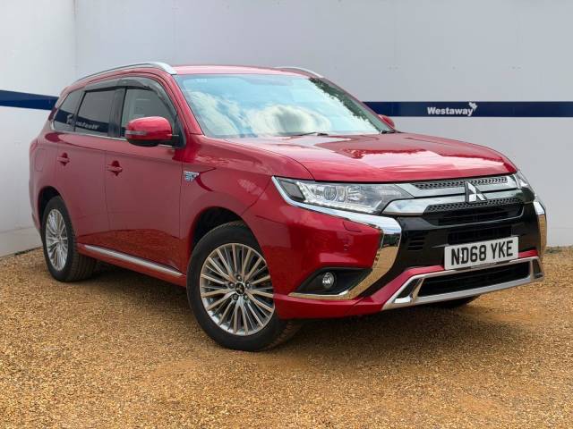 Mitsubishi Outlander 2.4 PHEV Juro 5dr Auto Estate Petrol / Electric Hybrid RED