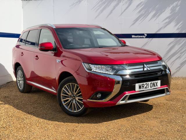 Mitsubishi Outlander 2.4 PHEV Dynamic 5dr Auto Estate Petrol / Electric Hybrid RED