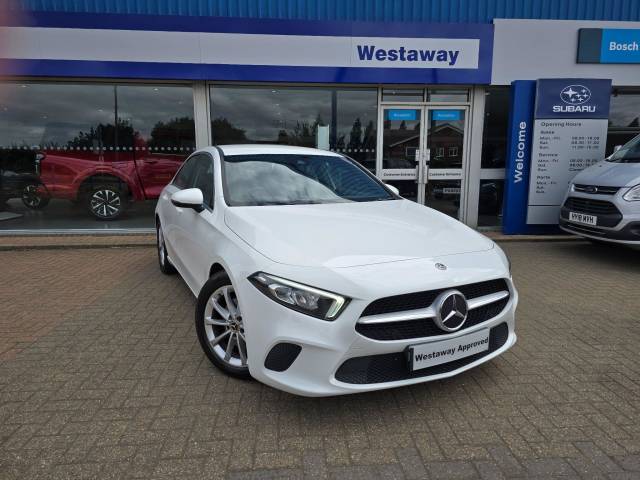 Mercedes-Benz A Class 1.3 A200 Sport 4dr Saloon Petrol WHITE