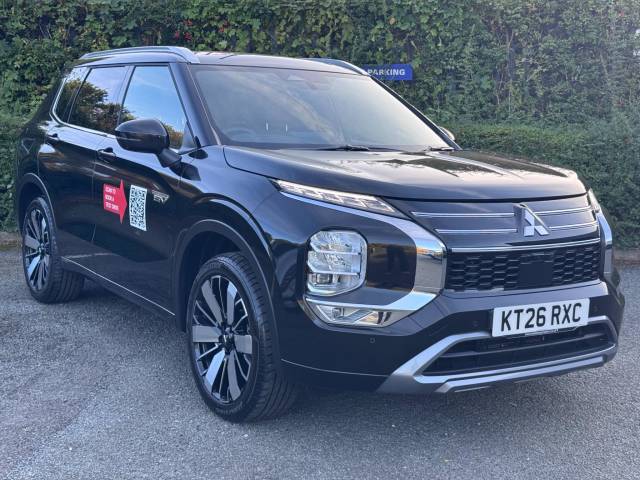 Mitsubishi Outlander 2.4 PHEV Diamond 5dr Auto Estate Petrol / Electric Hybrid BLACK