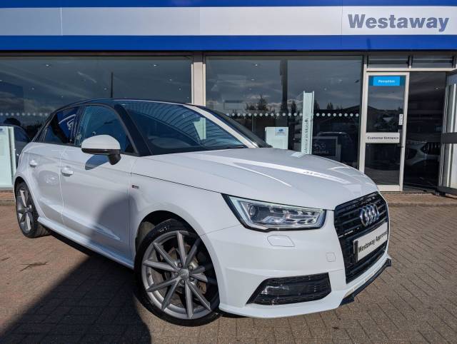 Audi A1 1.4 TFSI 150 Black Edition 5dr S Tronic Hatchback Petrol WHITE