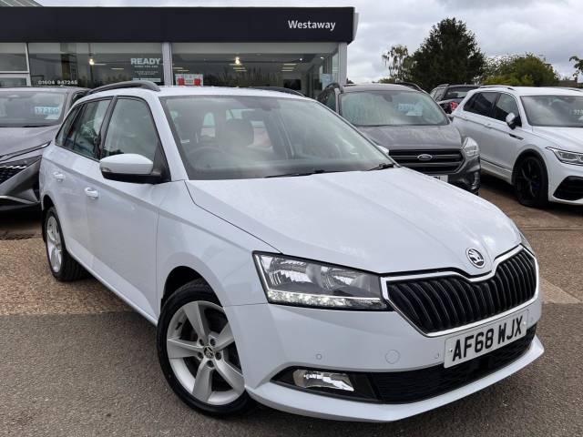 Skoda Fabia 1.0 TSI 110 SE L 5dr DSG Estate Petrol WHITE