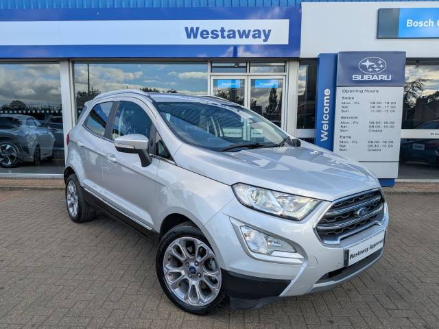 Ford Ecosport 1.0 EcoBoost 125 Titanium 5dr Auto Hatchback Petrol SILVER