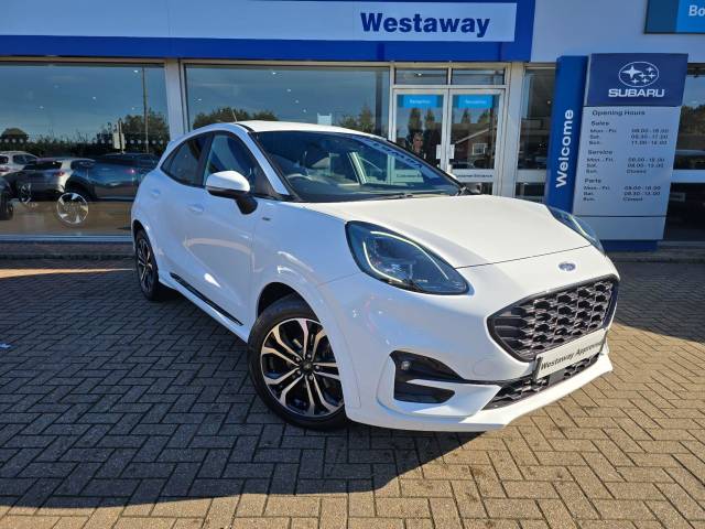 Ford Puma 1.0 EcoBoost Hybrid mHEV ST-Line 5dr Hatchback Petrol WHITE
