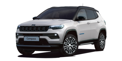 New Jeep Compass - Alpine White and Black Roof
