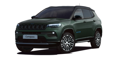 New Jeep Compass - Techno Green and Black Roof